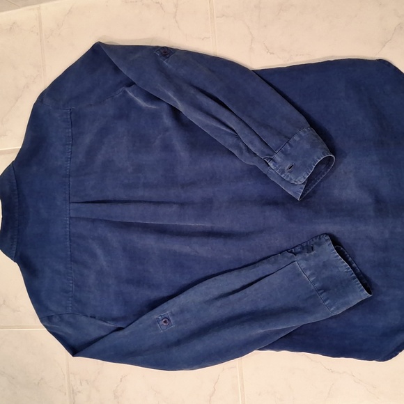 Isaac Mizrahi Long Sleeve Utility Shirt - Picture 4 of 6